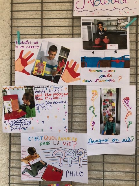 Panneau de l'exposition Nourrir le corps et l'esprit à la kermesse de l'école de Lunan en juin 2024.