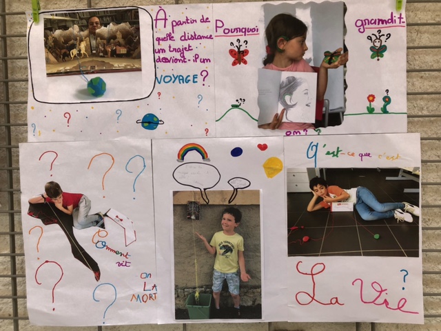 Panneau de l'exposition Nourrir le corps et l'esprit à la kermesse de l'école de Lunan en juin 2024.